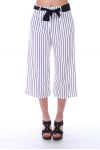 PANTALONES DE RAYAS 9191 BLANCO