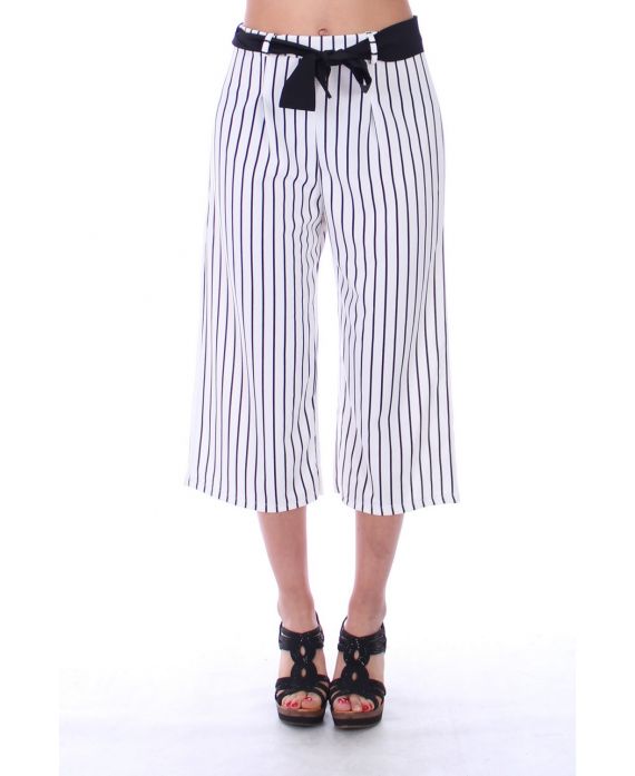 PANTS STRIPED 9191 WHITE