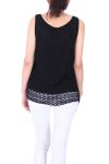 TOP MIX MATIERES 0016 NOIR