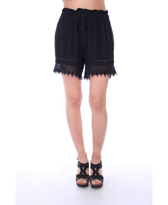 SHORT LACE 0097 BLACK