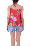 CAMISOLE FLORAL 0103 RED