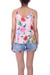 CAMISOLA FLORAL 0103 ROSA