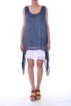 TUNIQUE 3 PIECES 0056 BLEU