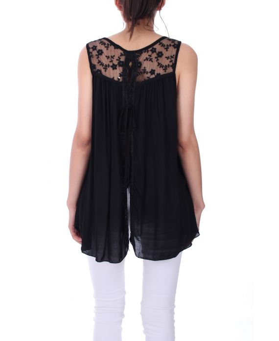 TOP BACK LACE 0062 BLACK