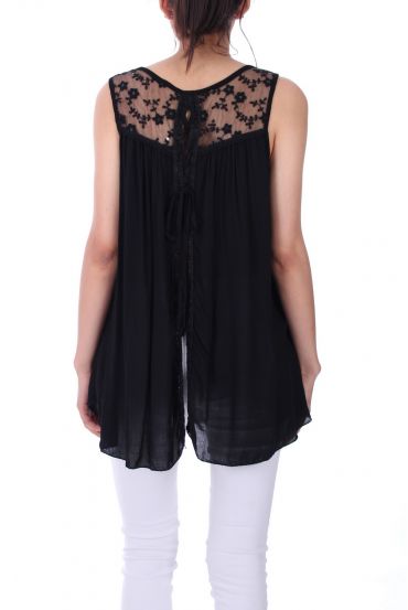 TOP BACK LACE 0062 BLACK