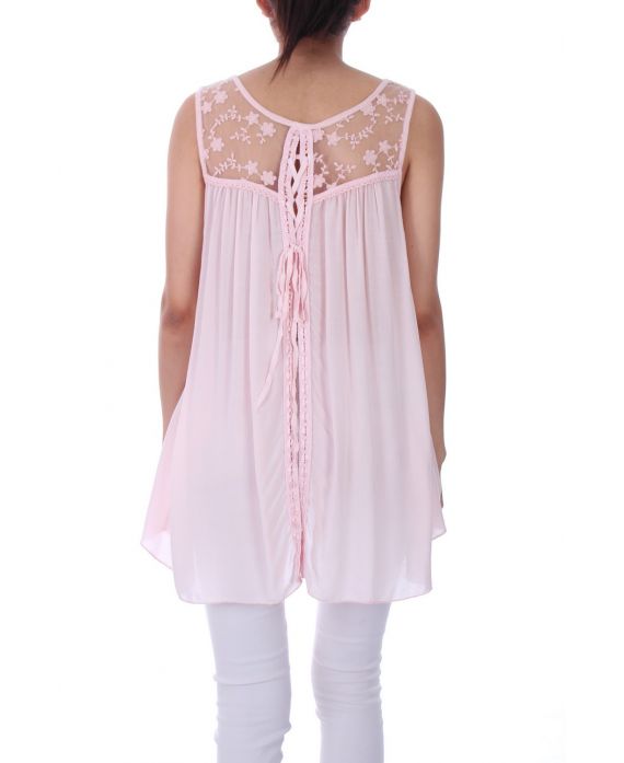 TOP BACK LACE 0062 PINK
