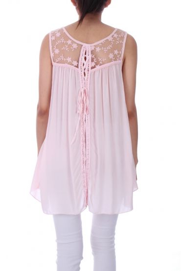 TOP BACK LACE 0062 PINK