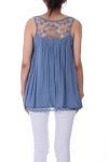 TOP LACE 0063 BLUE