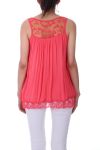 TOP LACE 0063 CORAL