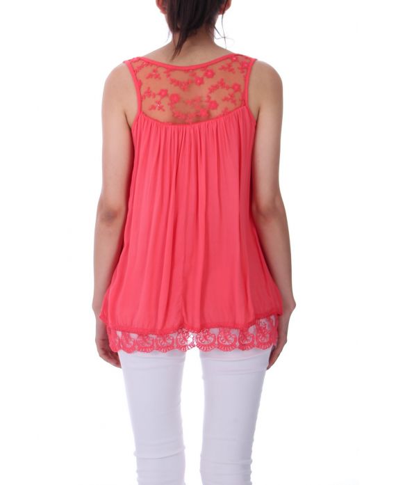 TOP LACE 0063 CORAL