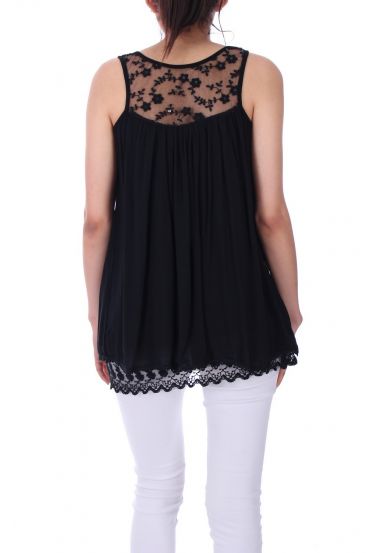 TOP DENTELLE 0063 NOIR