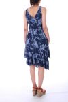 DRESS PRINTED 0069 BLUE