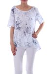 TOP PRINT POCKET 0071 WHITE