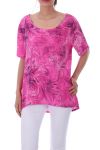 TOP PRINT POCKET 0071 FUSHIA