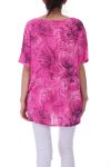 TOP PRINT POCKET 0071 FUSHIA