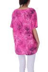 TOP PRINT POCKET 0071 FUSHIA