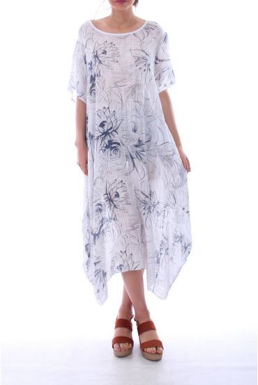 FLOWING GOWN 0074 WHITE