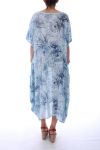 ROBE FLUIDE 0074 BLEU