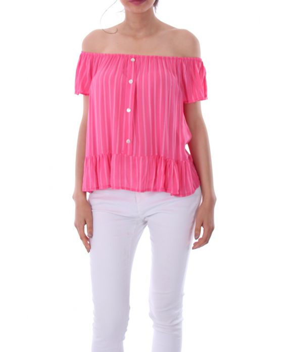 TOP RAYE EPAULES 0099 FUSHIA