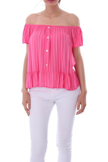 TOP RAYE EPAULES 0099 FUSHIA