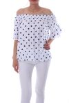 TOP POIS EPAULES 0100 BLANC