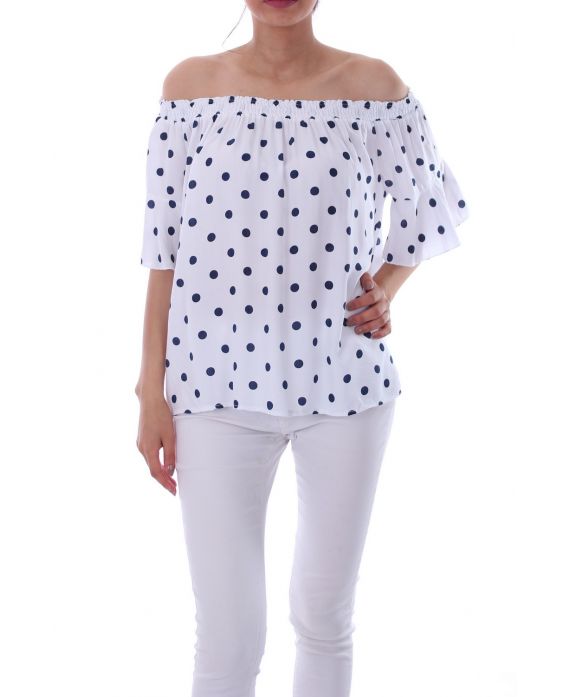 TOP POIS EPAULES 0100 BLANC