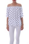 TOP POIS EPAULES 0100 BLANC