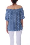 TOP POIS EPAULES 0100 BLEU