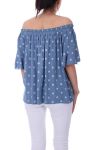 TOP POIS EPAULES 0100 BLEU