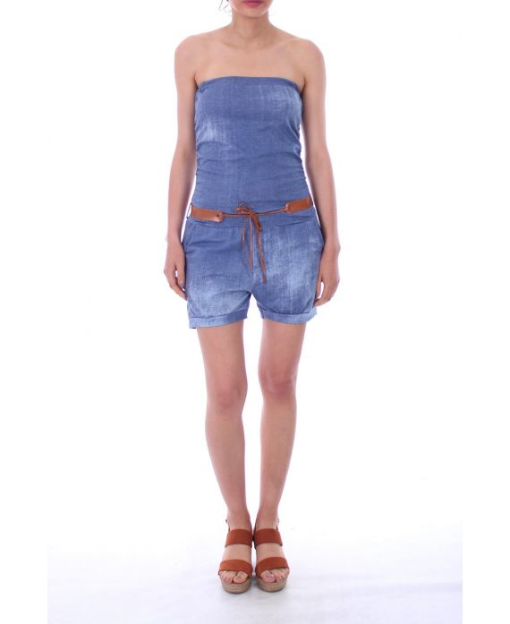 COMBINAISON SHORTS 0101 BLEU FONCE