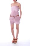 COMBINAISON SHORTS 0101 ROSE