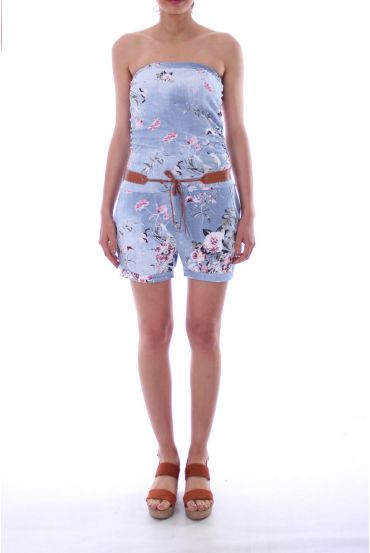 COMBINATIE SHORTS 0102 LICHT BLAUW