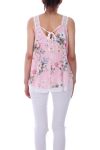 TOP KANT EN BLOEMEN 0086 ROZE