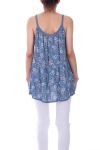 TOP FLEURI 0104 BLAU