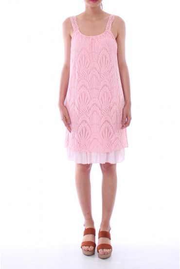 DRESS LACE 0106 ROZE