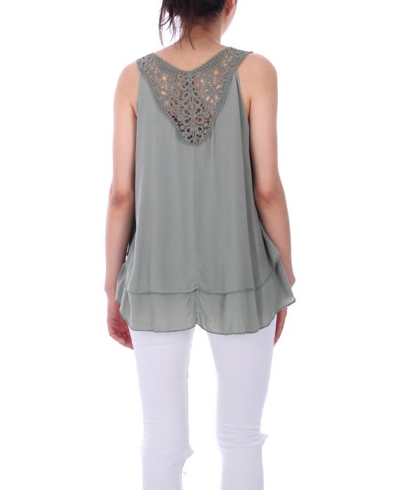 TOP BACK LACE 0105 MILITARY GREEN
