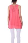 TOP BACK LACE 0105 CORAL