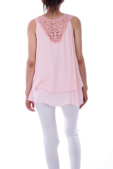 TOP BACK LACE 0105 ROZE