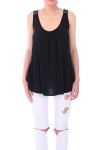 TOP DE ENCAJE CON ESPALDA 0109 NEGRO