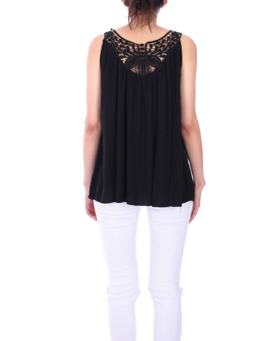 TOP BACK LACE 0109 BLACK