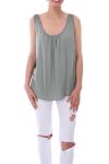 TOP DOS DENTELLE 0109 VERT MILITAIRE