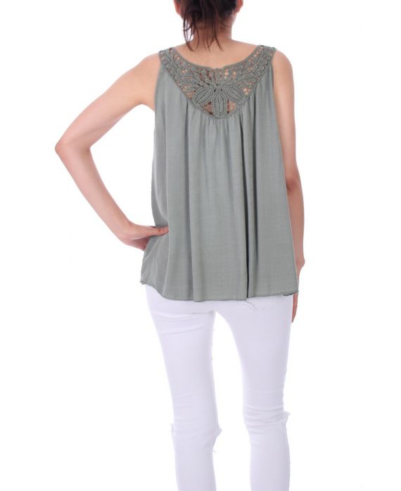 TOP BACK LACE 0109 MILITARY GREEN