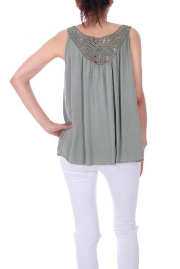 TOP BACK LACE 0109 MILITARY GREEN
