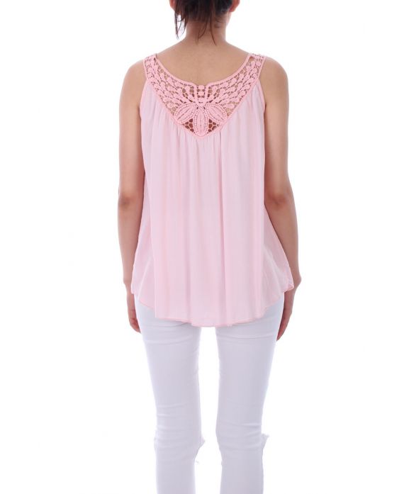 TOP BACK LACE 0109 ROSE