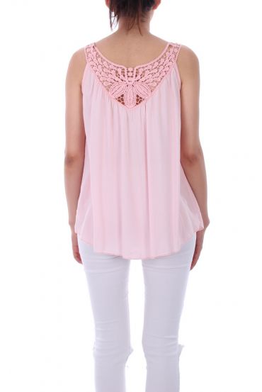 TOP BACK LACE 0109 ROSE