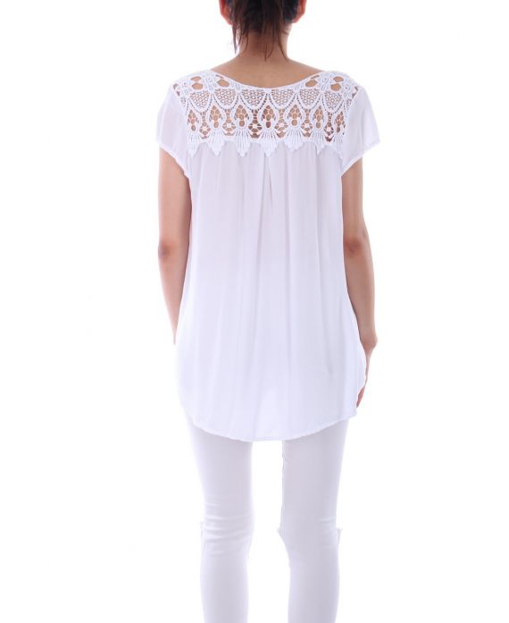 TOP BACK LACE 0113 WHITE