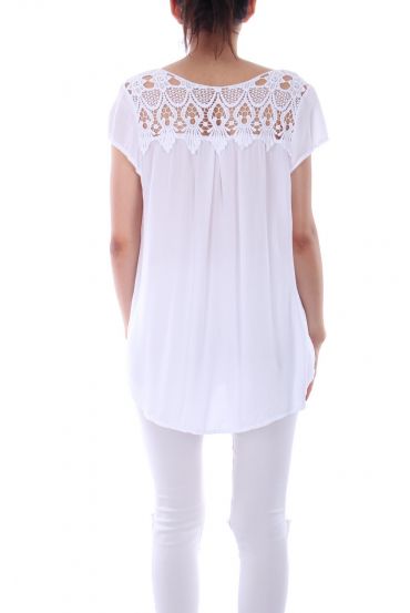 TOP BACK LACE 0113 WHITE