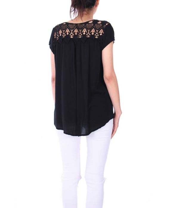 TOP BACK LACE 0113 BLACK