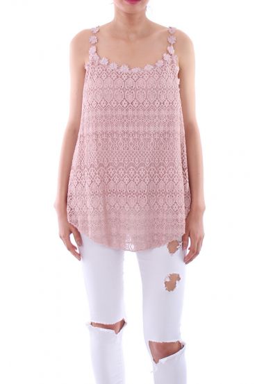 TOP DI PIZZO 0117 ROSA