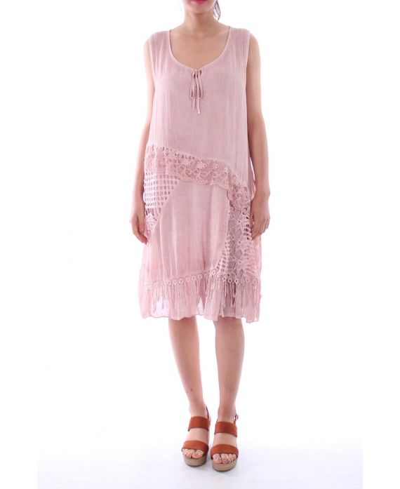 TUNIC DRESS LACE 0118 ROSE